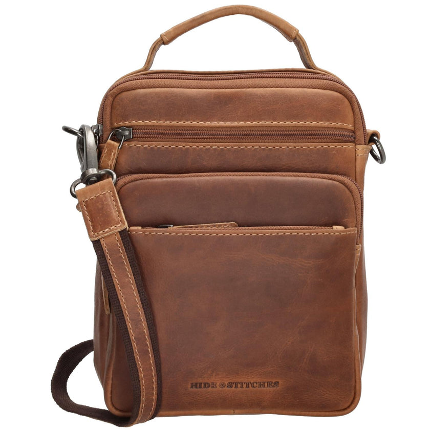 Hide & Stitches Tas 20829 Cognac 005