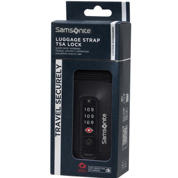 Samsonite Kofferriem 155591 Luggage strap TSA Black 1041 Samsonite Kofferriem 155591 Luggage strap TSA Black 1041
