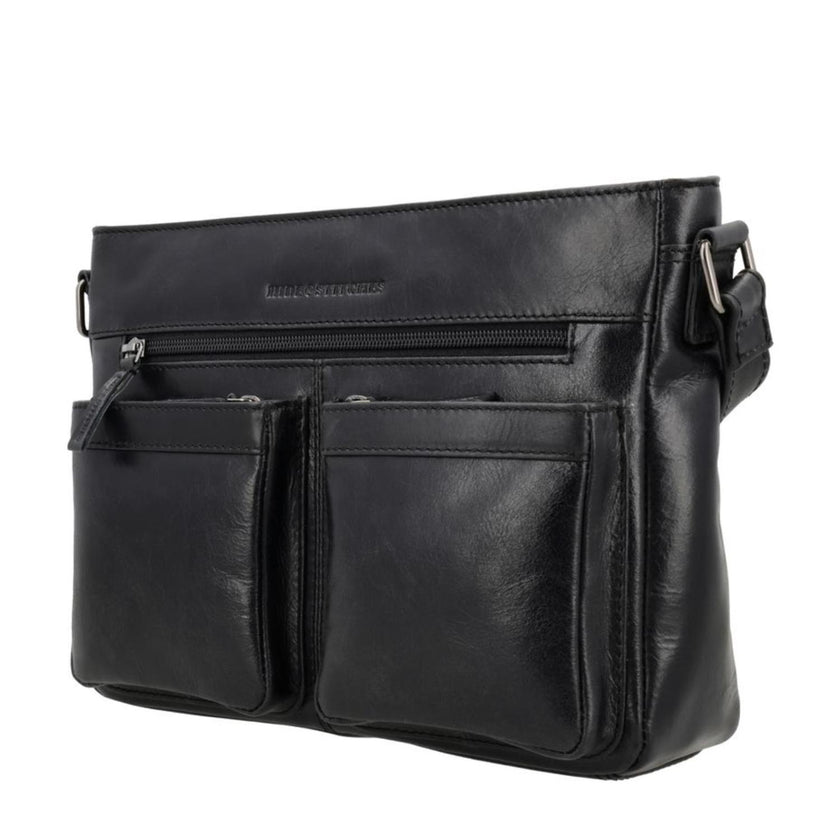 Hide & Stitches Tas 25316 Porto Zwart 001