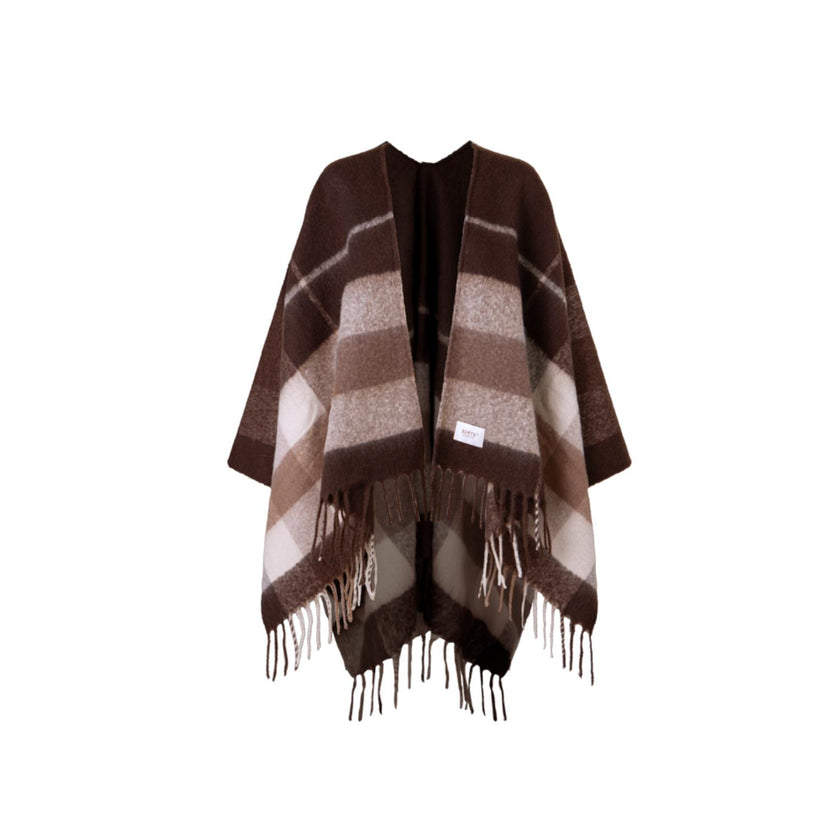 Barts Poncho 6948 Loche Dark Brown 020