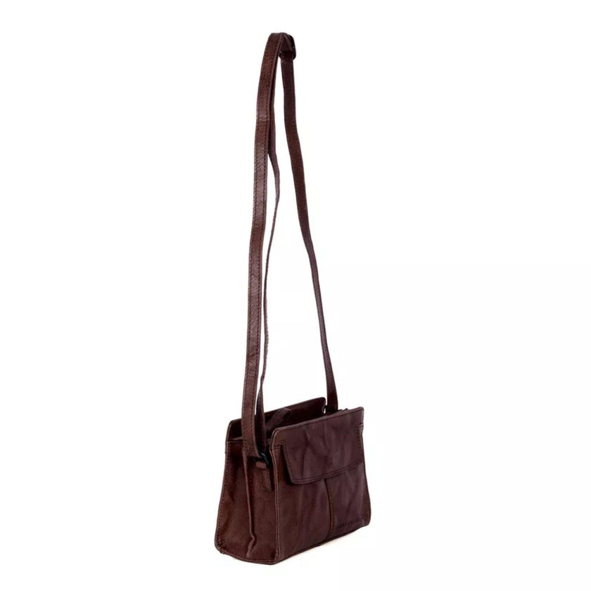 Spikes&Sparrow Crossbody 501118 Donkerbruin 01