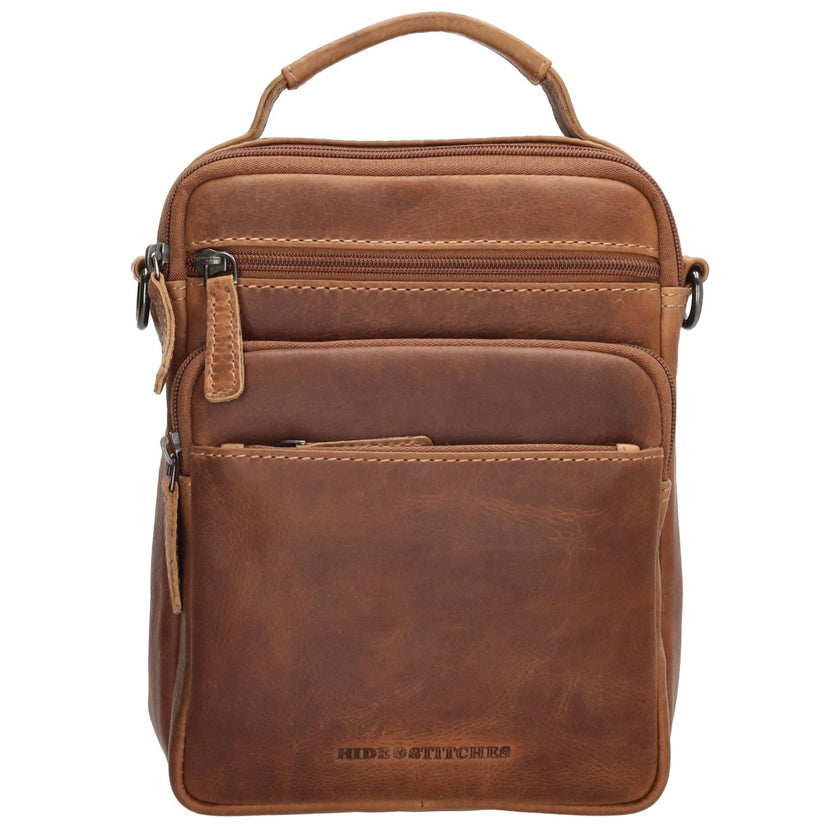 Hide & Stitches Tas 20829 Cognac 005