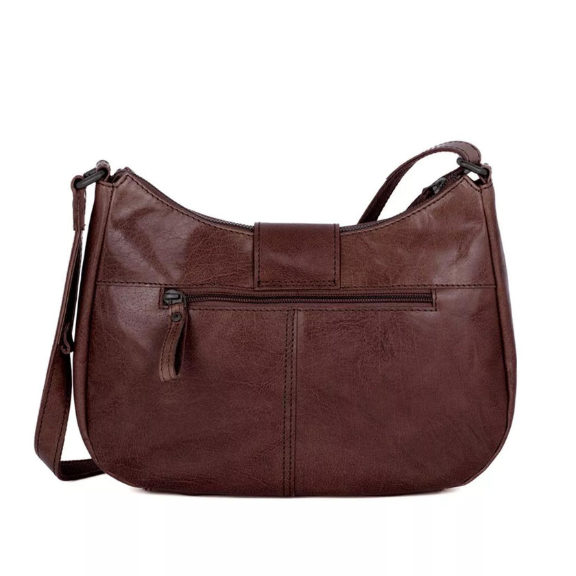 Spikes&Sparrow Crossbody 501114 Donkerbruin 01