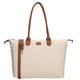 Charm Shopper 22521 Buckingham Stippen Wit-Taupe 1289