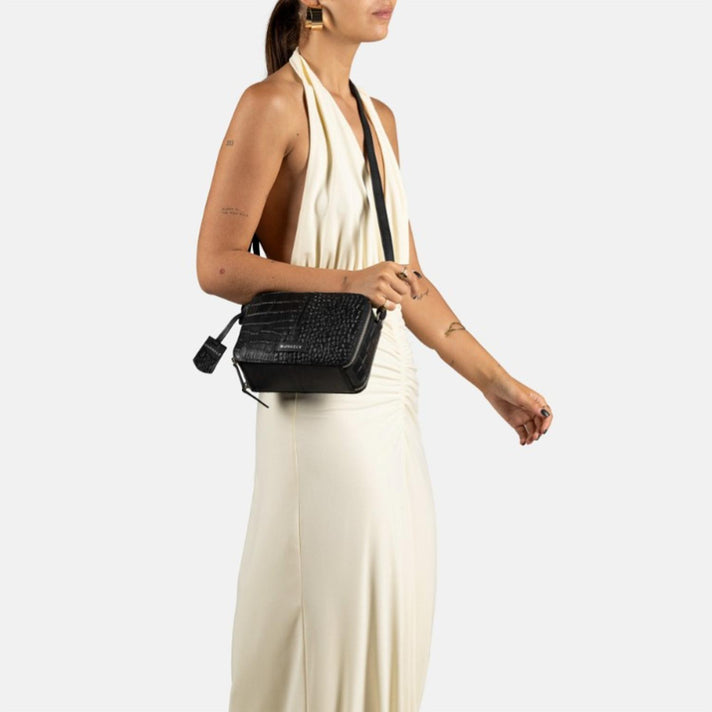 Burkely Tasje rits 1000441 Box bag Zwart Burkely Tasje rits 1000441 Box bag Zwart