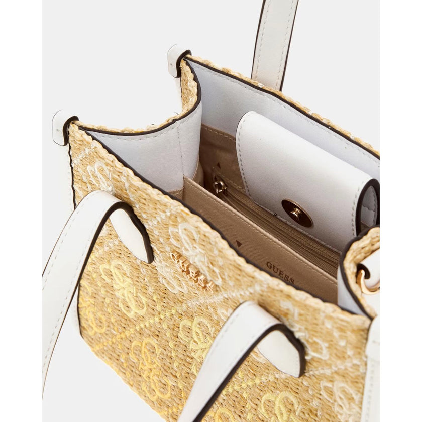 Guess Tas SW866577 Silvana Cornsilk Logo