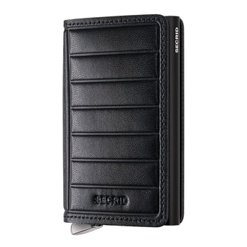 Secrid Pasjeshouder Slimwallet Lines Emboss Black + Secrid Pasjeshouder Slimwallet Lines Emboss Black +