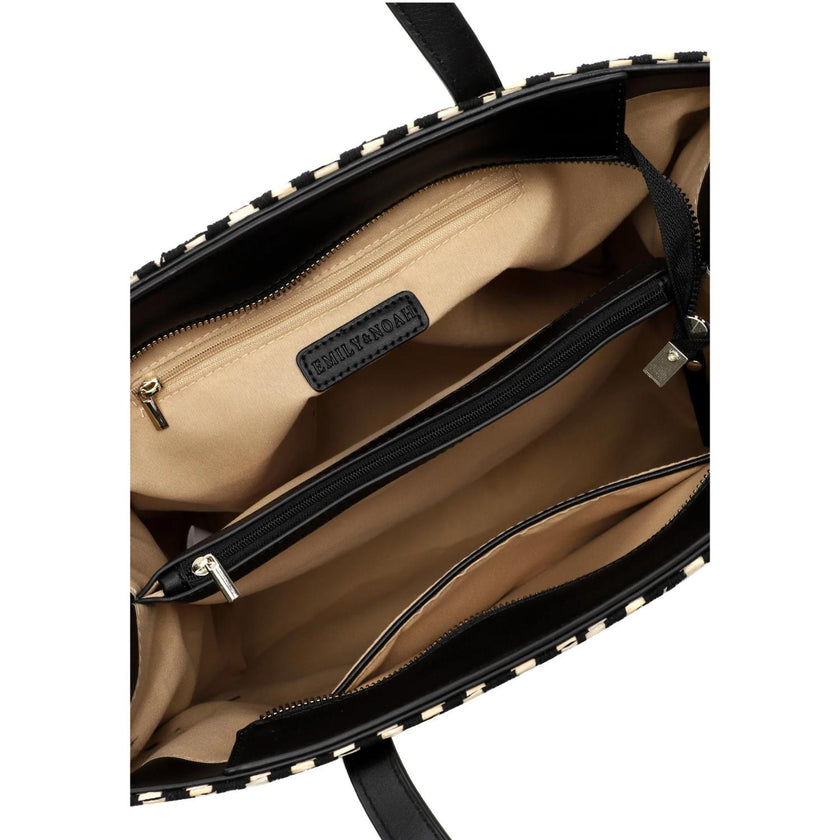 Emily & Noah Tas 65043 Esperanza Zwart/taupe 109