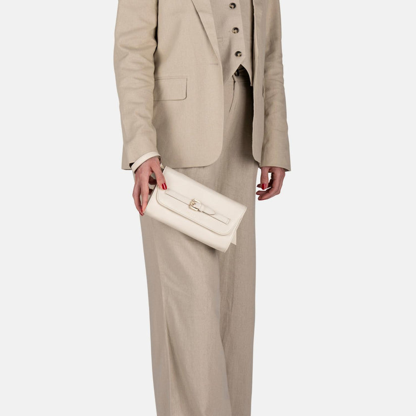 Burkely Tas 1001905 Crossbody Clutch 01 Off White