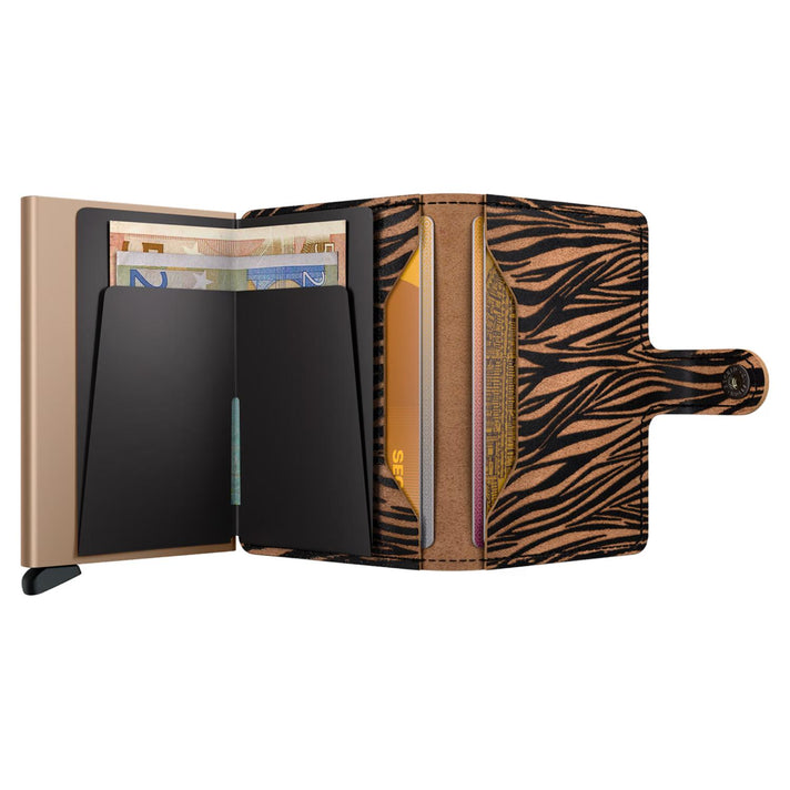 Secrid Pasjeshouder Miniwallet Zebra Beige Secrid Pasjeshouder Miniwallet Zebra Beige