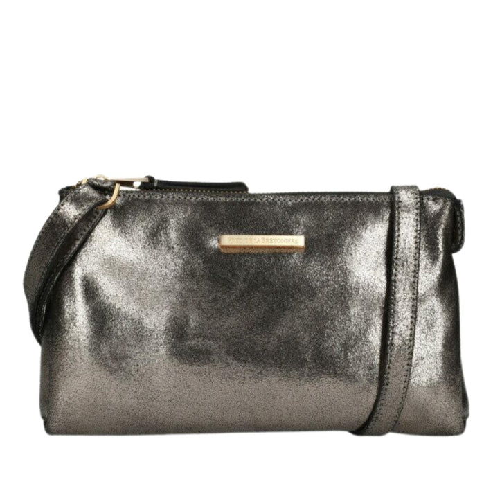 Fred de la Bretoniere Tasje rits FR003501943W Lenny Gun metal grey Fred de la Bretoniere Tasje rits FR003501943W Lenny Gun metal grey