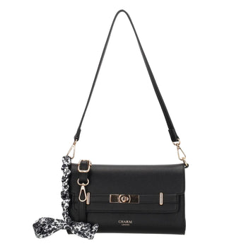 Charm Tasje klep W01438 The Hamptons Zwart 001 Charm Tasje klep W01438 The Hamptons Zwart 001