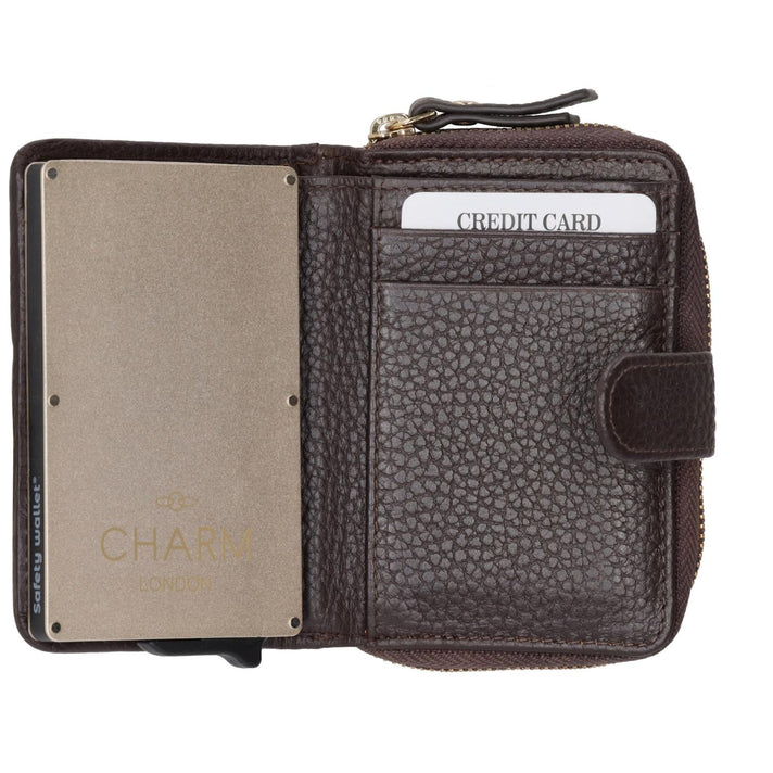 Charm Portemonnee 21277 Washington Donkerbruin 097 Charm Portemonnee 21277 Washington Donkerbruin 097