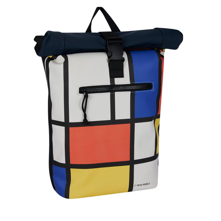 New Rebels Laptop rugzak 51.1430 New York Mondriaan 02 New Rebels Laptop rugzak 51.1430 New York Mondriaan 02