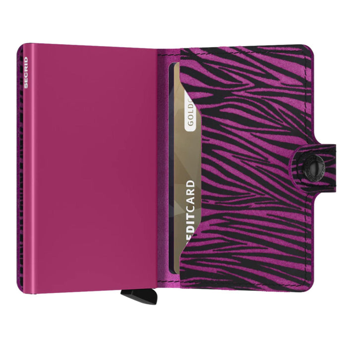 Secrid Pasjeshouder Miniwallet* Zebra Fuchsia Secrid Pasjeshouder Miniwallet* Zebra Fuchsia