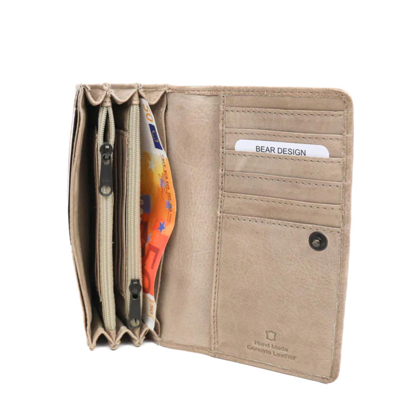 Bear Design Portemonnee CL782 Emma Silver Mink