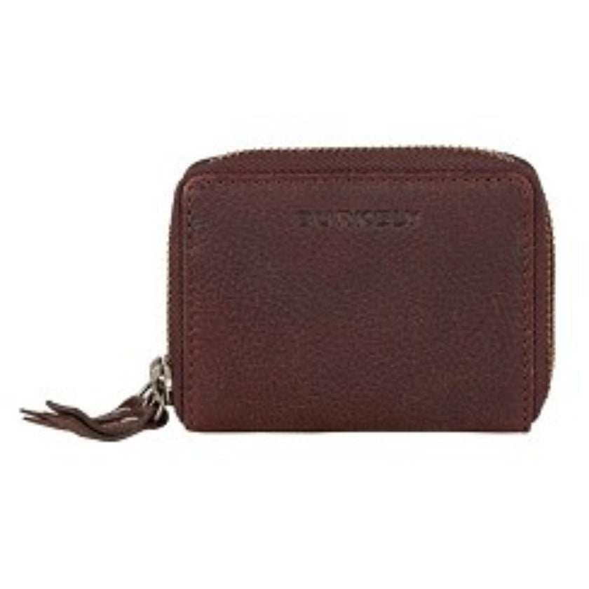 Burkely Portemonnee 8001337 Wallet S double zip 20 Brown