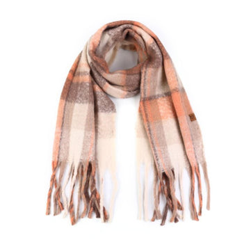 Sunset Sjaal SH70246 Ruit Khaki Sunset Sjaal SH70246 Ruit Khaki