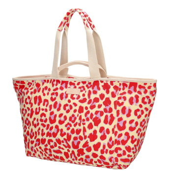 Zebra Trends Strandtas 22487 Luipaard rood 1034 Zebra Trends Strandtas 22487 Luipaard rood 1034