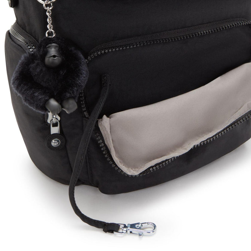 Kipling Rugzak City Zip S 13523 P39 Black Noir