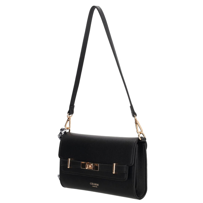 Charm Tasje klep W01438 The Hamptons Zwart 001 Charm Tasje klep W01438 The Hamptons Zwart 001