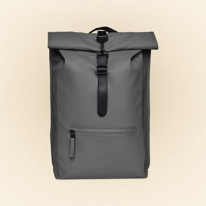 Rains Rugzak 13320 Rolltop Rucksack 13 Grey Rains Rugzak 13320 Rolltop Rucksack 13 Grey