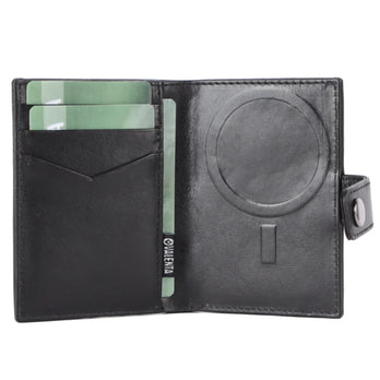 Valenta Creditcardetui Card wallet MagSafe Luxe Zwart Valenta Creditcardetui Card wallet MagSafe Luxe Zwart