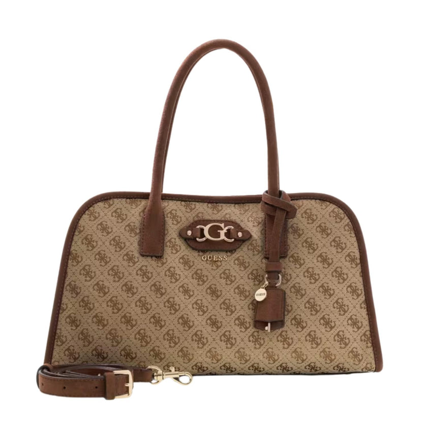 Guess Tas JG231306 Samantha Latte Logo Brown
