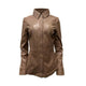 Dekkers ledermode Dames jas Daphne Lamb Taupe