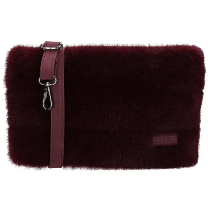 Zebra Trends Tas 23896 Fur Emma Bordo rood 007 Zebra Trends Tas 23896 Fur Emma Bordo rood 007