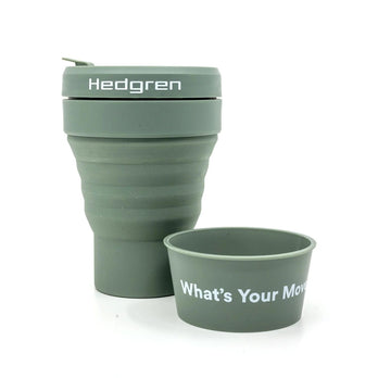 Hedgren Opvouwbare beker HAD550 Foldable mug Groen Hedgren Opvouwbare beker HAD550 Foldable mug Groen