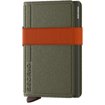 Secrid Pasjeshouder Bandwallet LIBA Green-Orange Secrid Pasjeshouder Bandwallet LIBA Green-Orange
