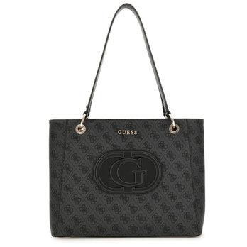 Guess Tas rits ESG951325 Eco mietta Coal logo/black Guess Tas rits ESG951325 Eco mietta Coal logo/black