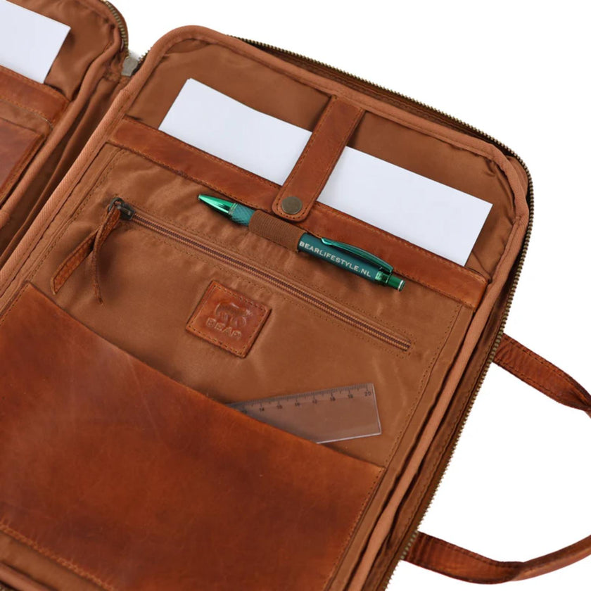 Bear Design Laptophoes CL46096 Cleo Cognac