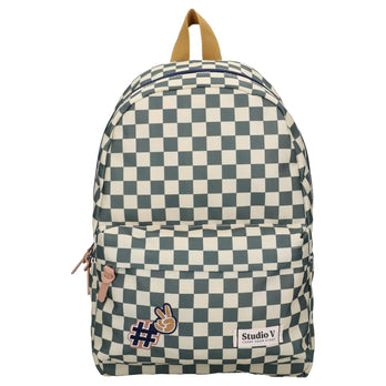 Studio V Rugzak 215-02047 Retro forever Green Studio V Rugzak 215-02047 Retro forever Green