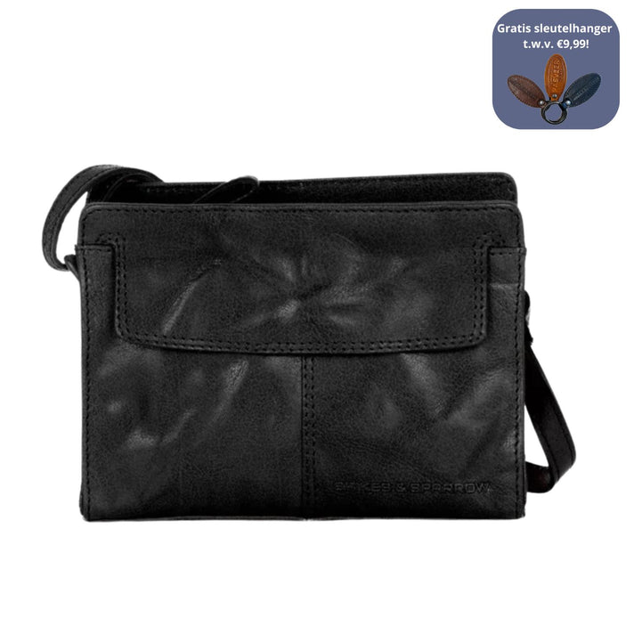 Spikes&Sparrow Crossbody 501118 Zwart 00 Spikes&Sparrow Crossbody 501118 Zwart 00