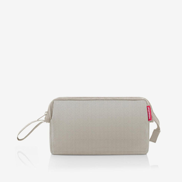 Reisenthel Toilettas Travelcosmetic Herringbone Sand 6049 Reisenthel Toilettas Travelcosmetic Herringbone Sand 6049
