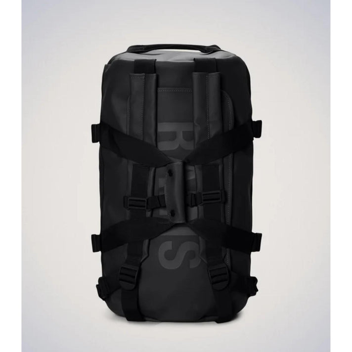 Rains Reistas 13480 Texel duffel bag Small 01 Black Rains Reistas 13480 Texel duffel bag Small 01 Black