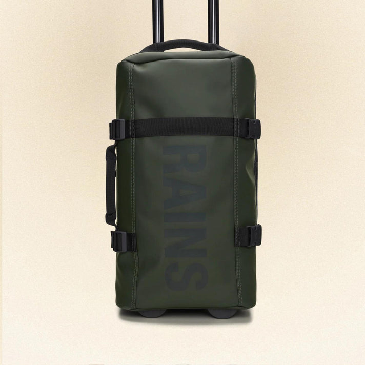 Rains Weekendtrolley 13460 Texel Cabinbag 03 Green Rains Weekendtrolley 13460 Texel Cabinbag 03 Green