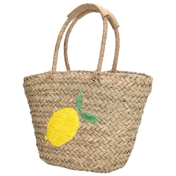 Zebra Trends Rieten Mand 24898 Sola Citroen 040 Zebra Trends/Dugros Rieten Mand 24898 Sola Citroen 040