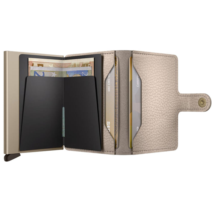 Secrid Pasjeshouder Miniwallet Pebble Latte Secrid Pasjeshouder Miniwallet Pebble Latte