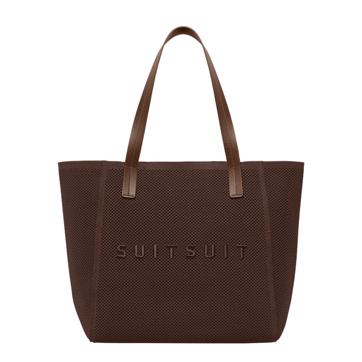 SUITSUIT Tas BS-73530 Flyknit bag Serenity Chocolate Brown SUITSUIT Tas BS-73530 Flyknit bag Serenity Chocolate Brown