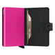 Secrid Pasjeshouder Miniwallet Matte Black-Fuschia