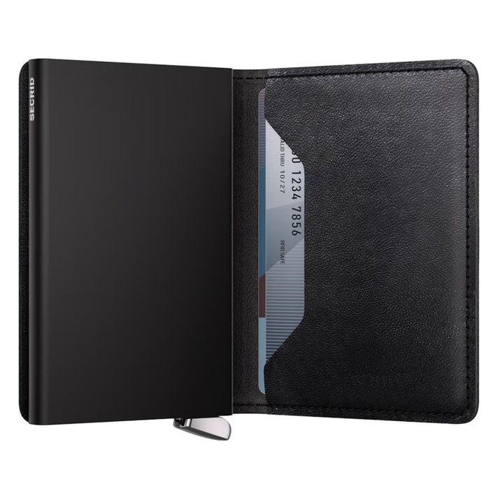 Secrid Pasjeshouder Slimwallet Lines Emboss Black + Secrid Pasjeshouder Slimwallet Lines Emboss Black +