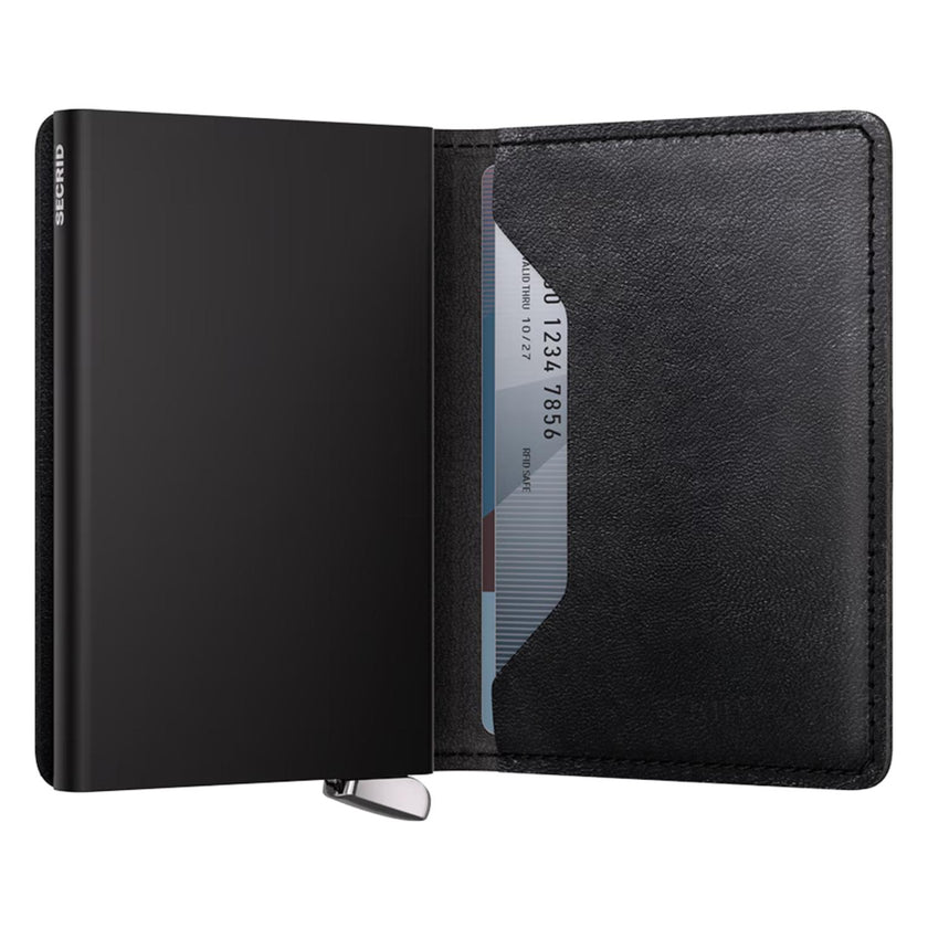 Secrid Pasjeshouder Slimwallet Lines Emboss Black +