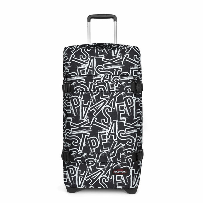 Eastpak Weekendtas Transit'r M E0A5BA8 2O0 Letters Black Eastpak Weekendtas Transit'r M E0A5BA8 2O0 Letters Black