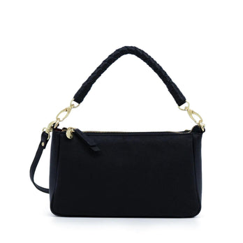 Mosz Tas Coco S Plain Black dull light gold Mosz Tas Coco S Plain Black dull light gold