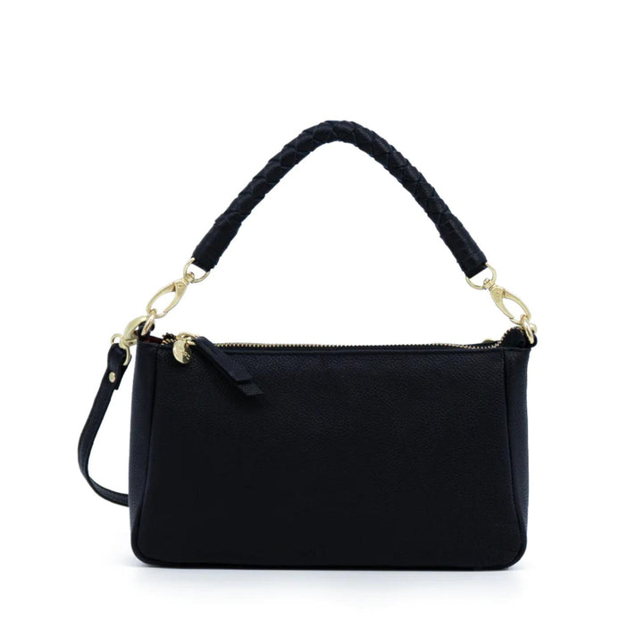 Mosz Tas Coco S Plain Black dull light gold Mosz Tas Coco S Plain Black dull light gold