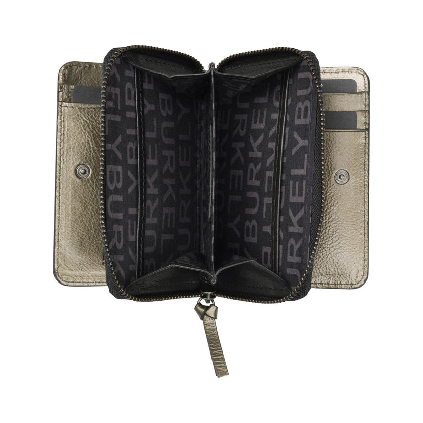 Burkely Portemonnee 1001606 Double flap wallet Gun metal 11