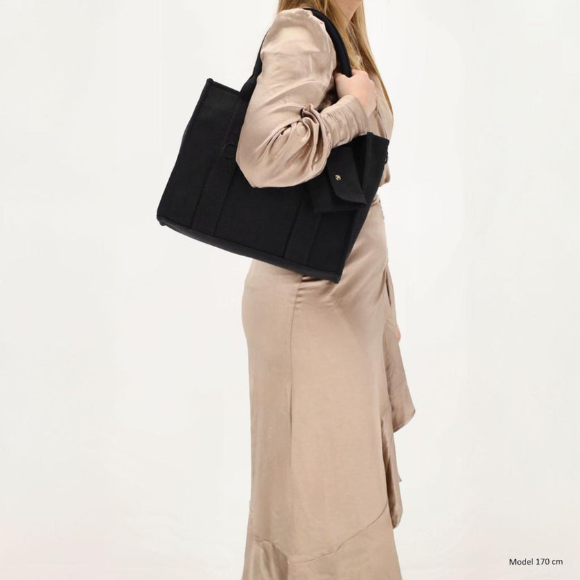 Charm Shopper W01053 Bond Zwart 001